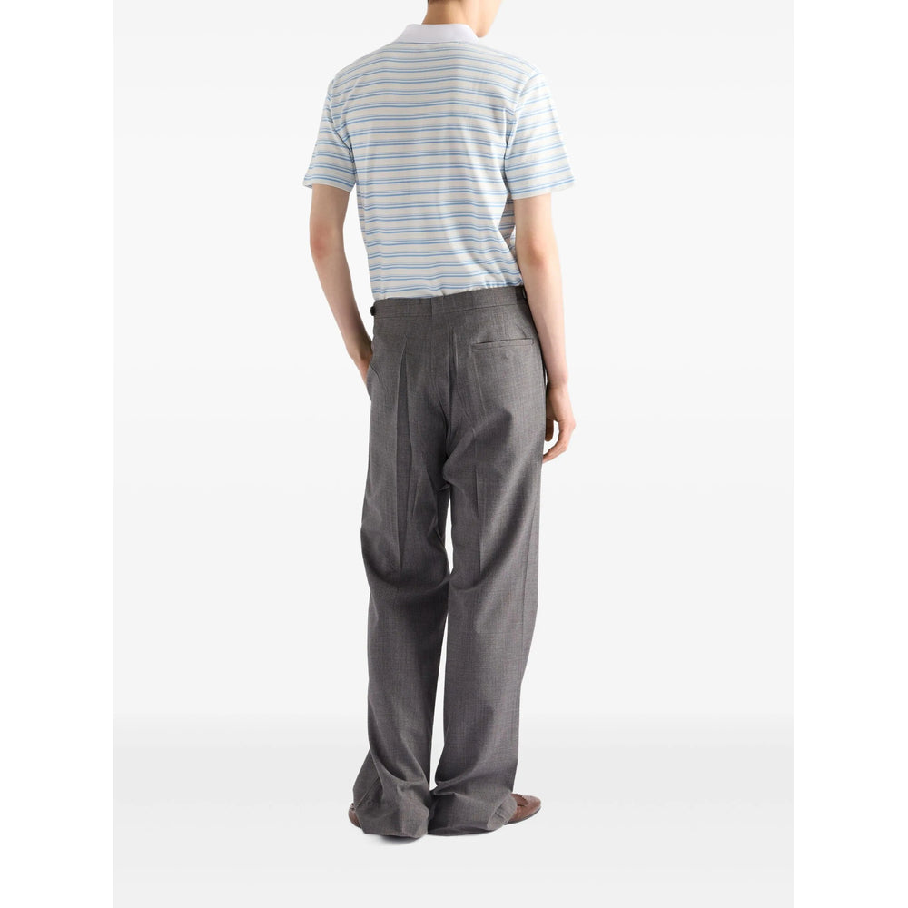 Prada White Polo Shirts Men