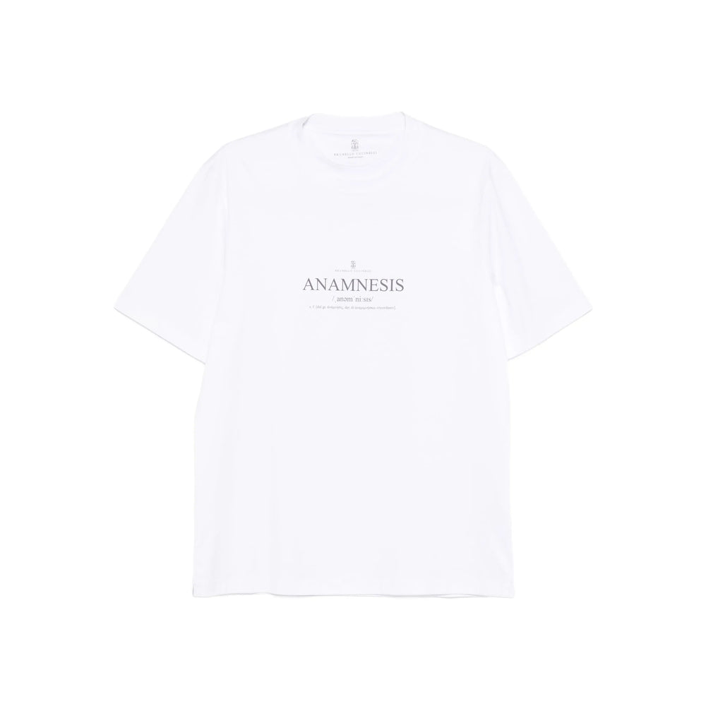 Brunello Cucinelli White T-Shirts & Vests - T-Shirts Men