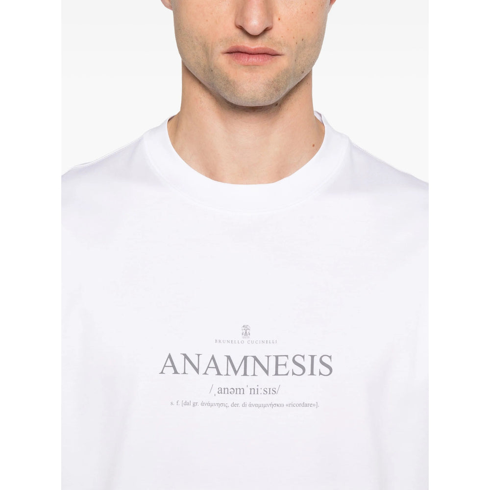 Brunello Cucinelli White T-Shirts & Vests - T-Shirts Men