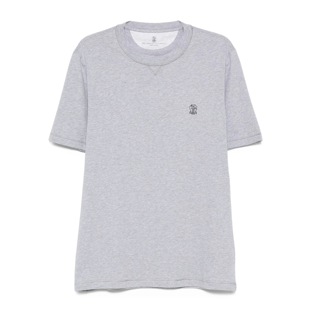 Brunello Cucinelli Grey T-Shirts & Vests - T-Shirts Men
