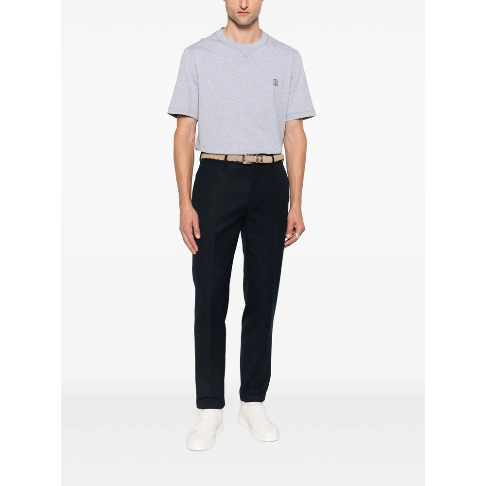 Brunello Cucinelli Grey T-Shirts & Vests - T-Shirts Men