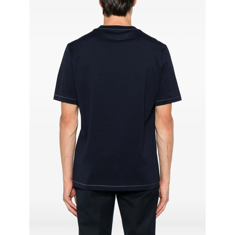 Brunello Cucinelli Blue T-Shirts & Vests - T-Shirts Men