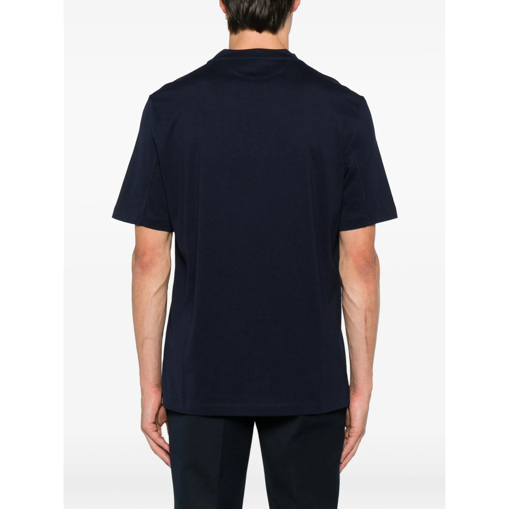 Brunello Cucinelli Blue T-Shirts & Vests - T-Shirts Men