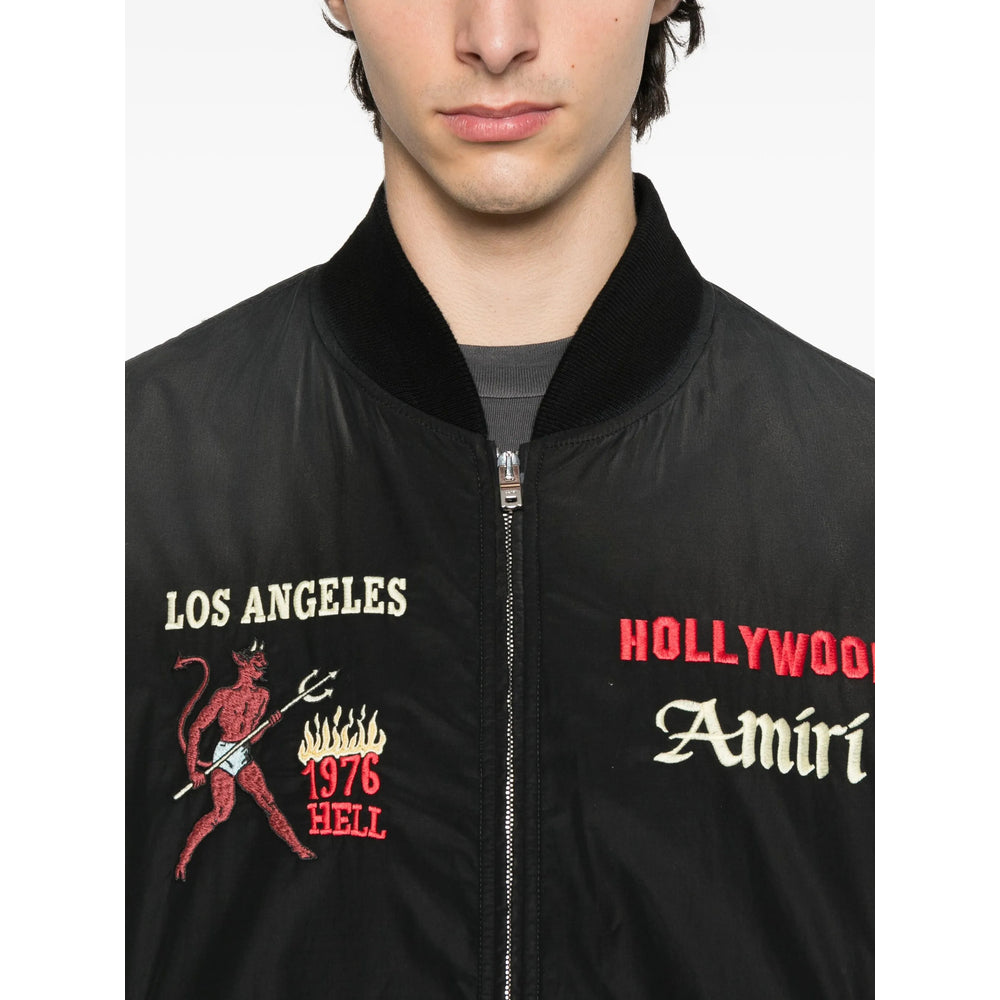 Amiri Black Jackets - Bomber Jackets Men
