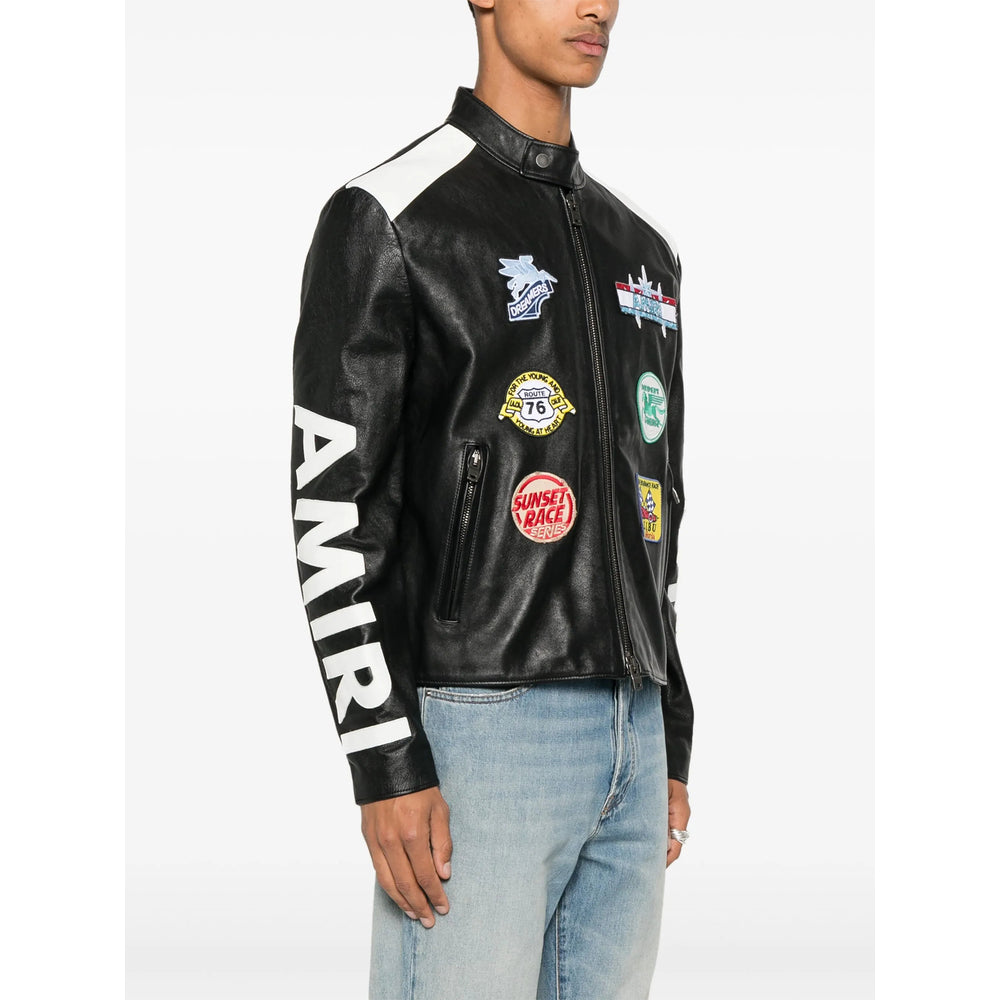 Amiri Black Jackets - Leather Jackets Men