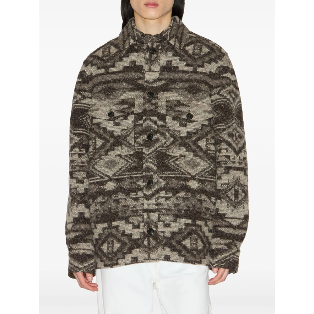 Isabel Marant Black Jackets - Shirt Jackets Men