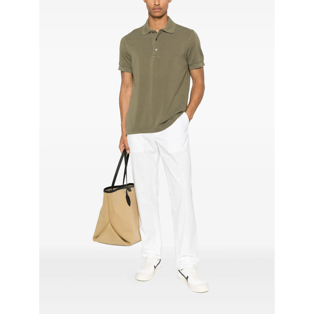 Tom Ford Green Polo Shirts Men