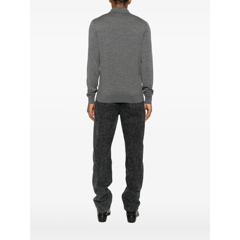 Tom Ford Grey Polo Shirts Men