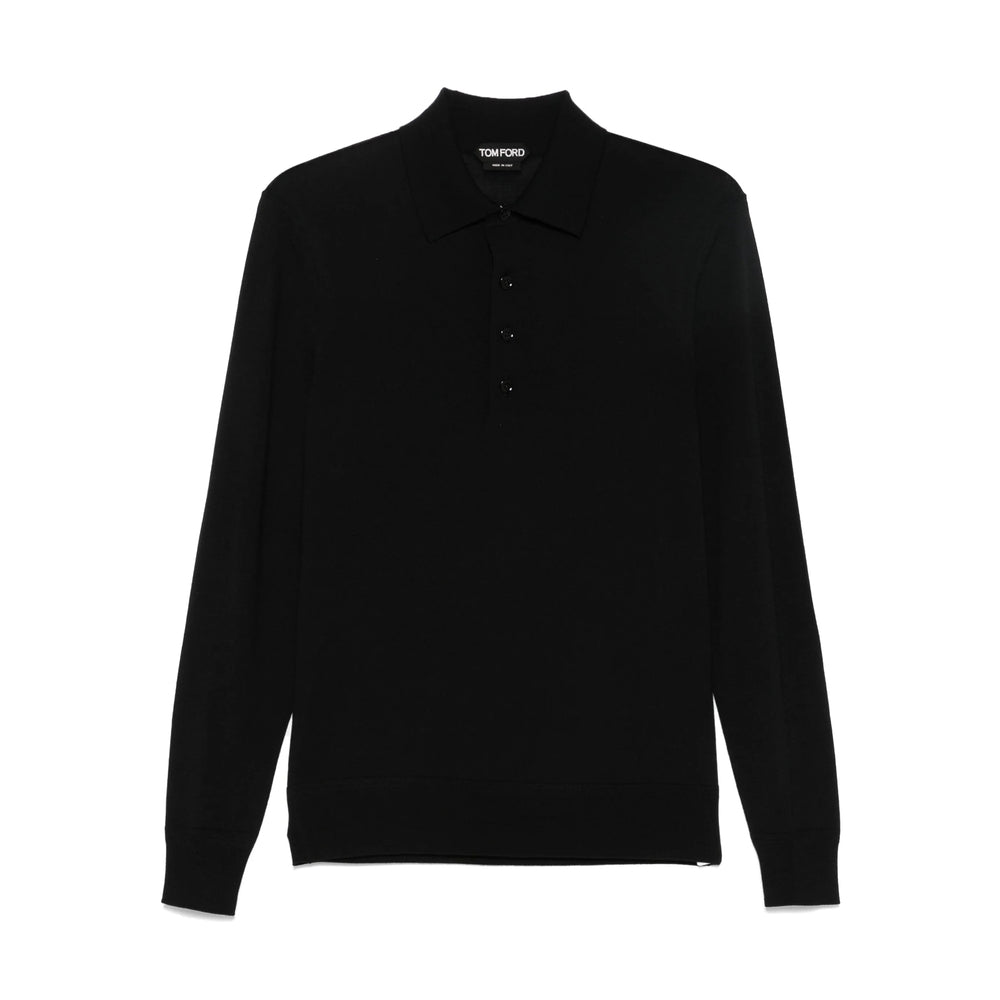 Tom Ford Black Polo Shirts Men