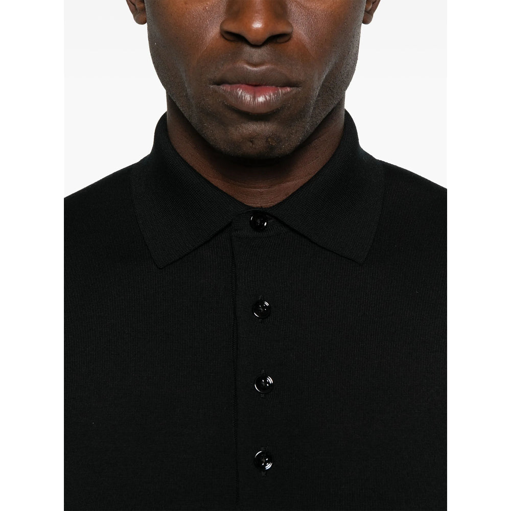 Tom Ford Black Polo Shirts Men