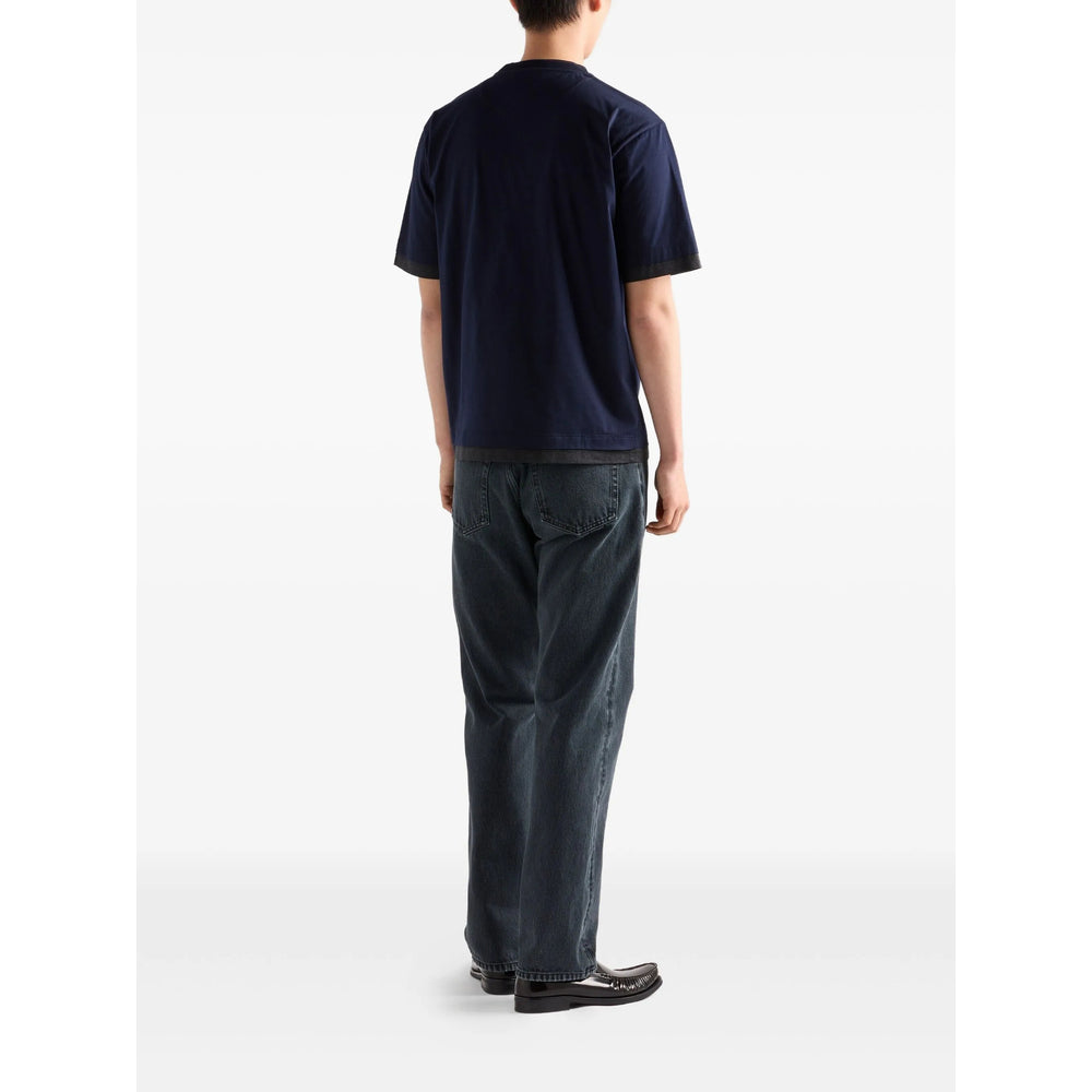 Prada Blue T-Shirts & Vests - T-Shirts Men