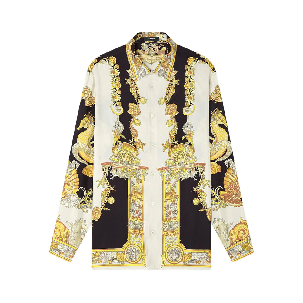 Versace Gold Shirts Men