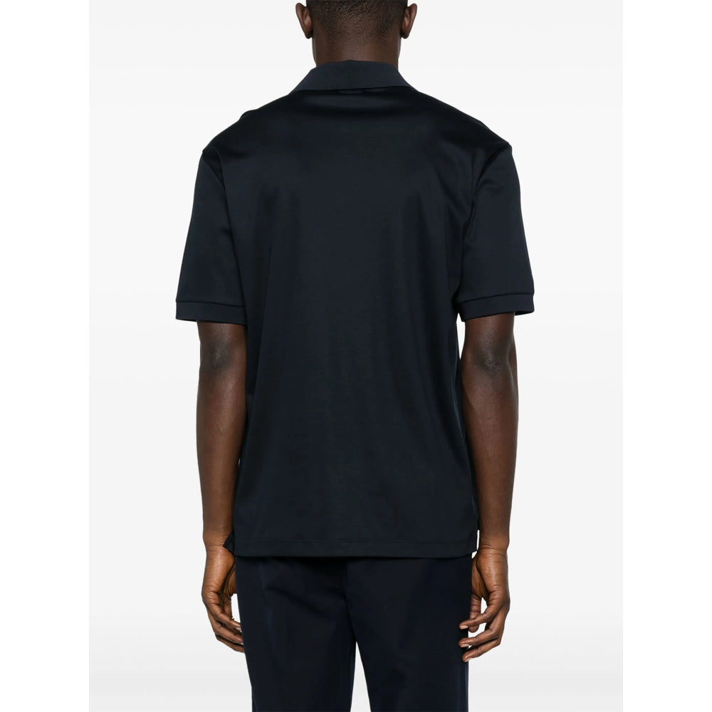 Giorgio Armani Blue Polo Shirts Men