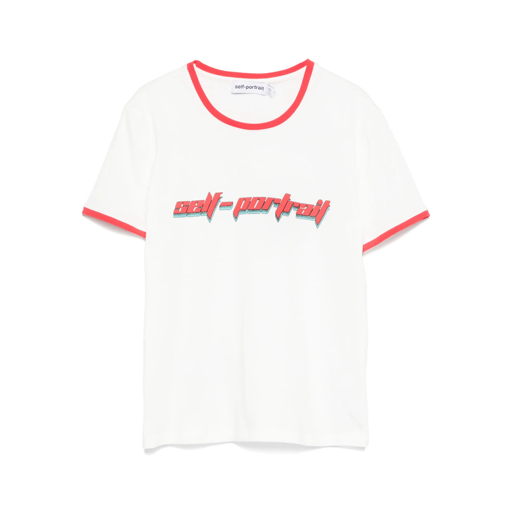 Self-Portrait White Tops - T-Shirts & Jerseys Women