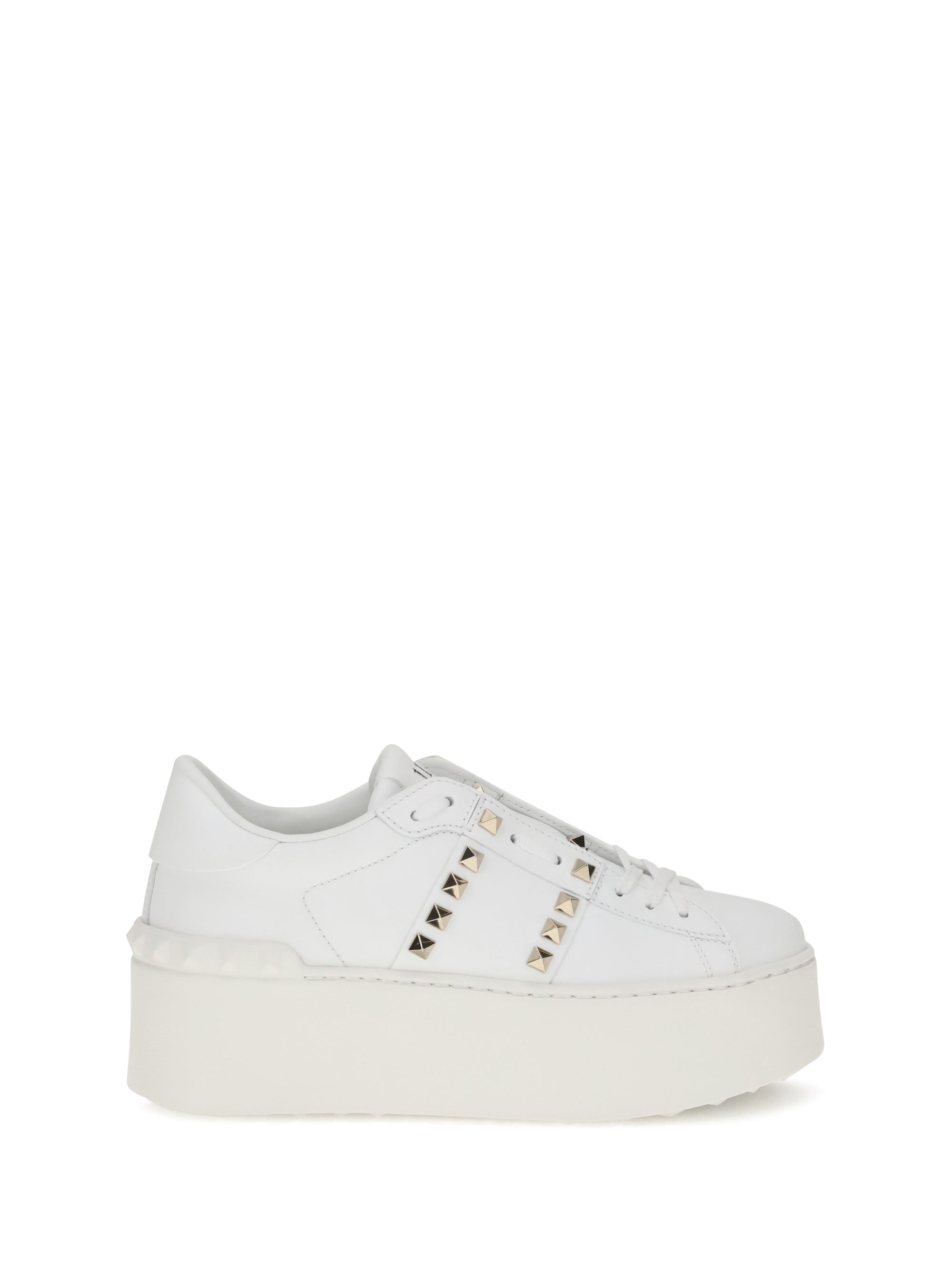 Valentino Garavani Women Rockstud Untitled Flatform Sneakers