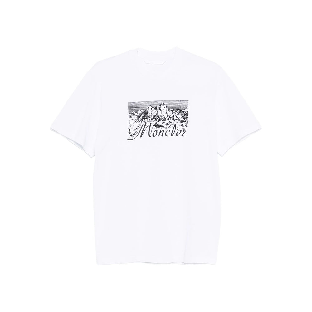 Moncler White T-Shirts & Vests - T-Shirts Men