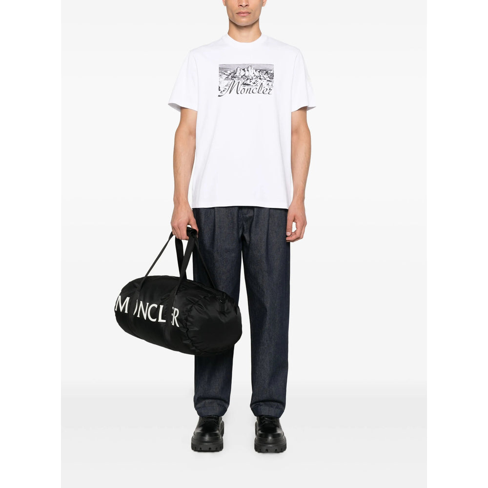 Moncler White T-Shirts & Vests - T-Shirts Men