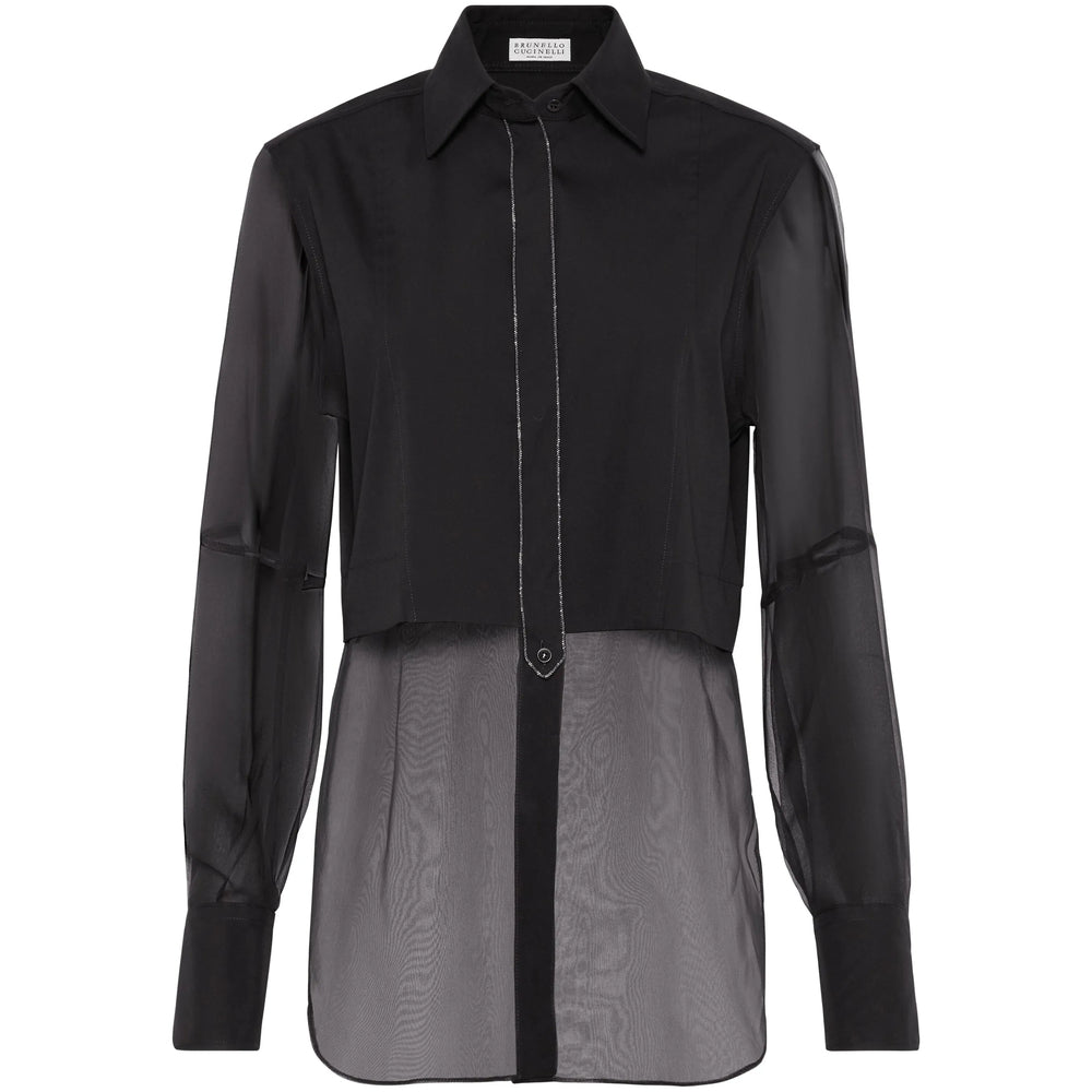 Brunello Cucinelli Black Tops - Shirts Women
