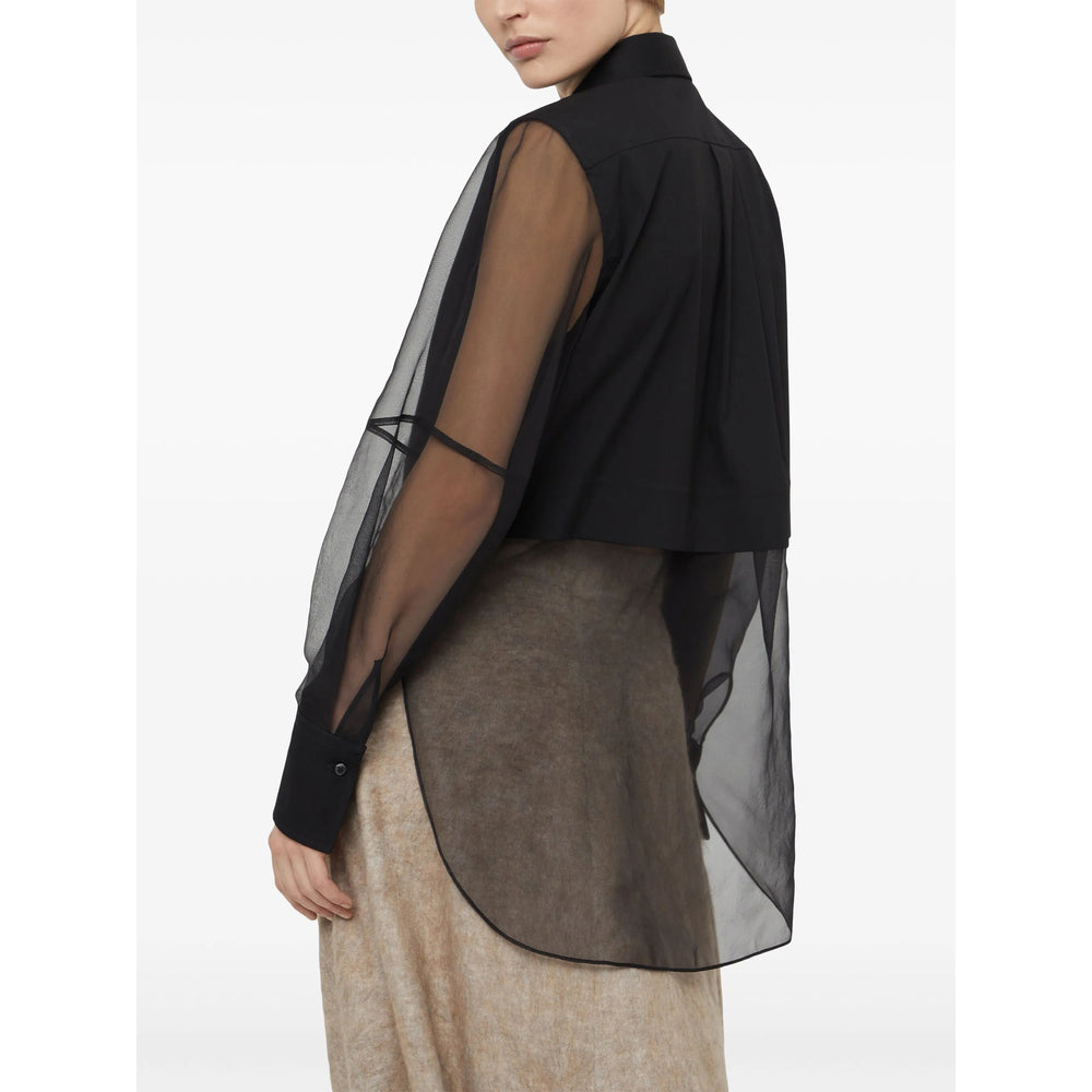 Brunello Cucinelli Black Tops - Shirts Women