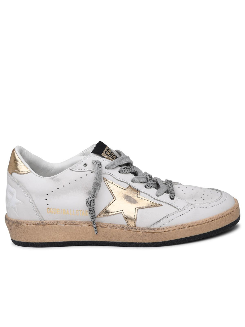 Golden Goose Superstar Sneakers In White Leather Women