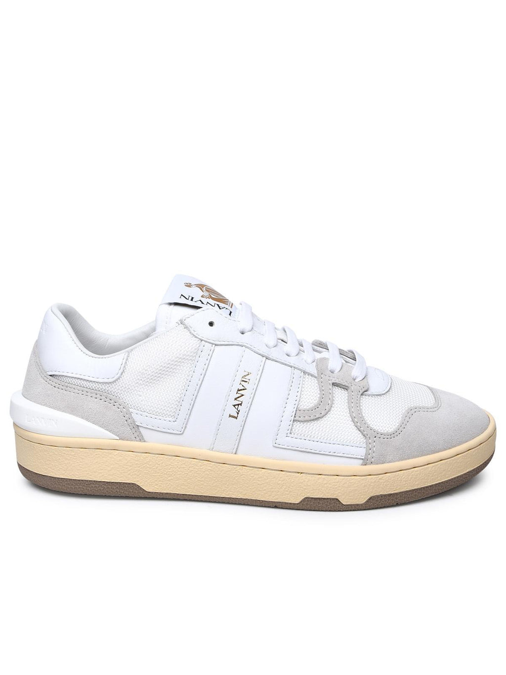 Lanvin White Leather Blend Sneakers Women