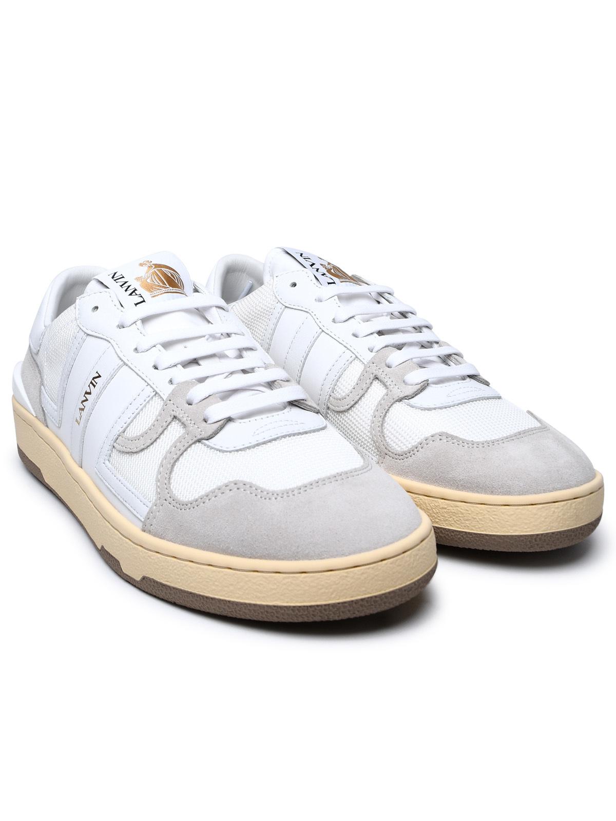 Lanvin White Leather Blend Sneakers Women