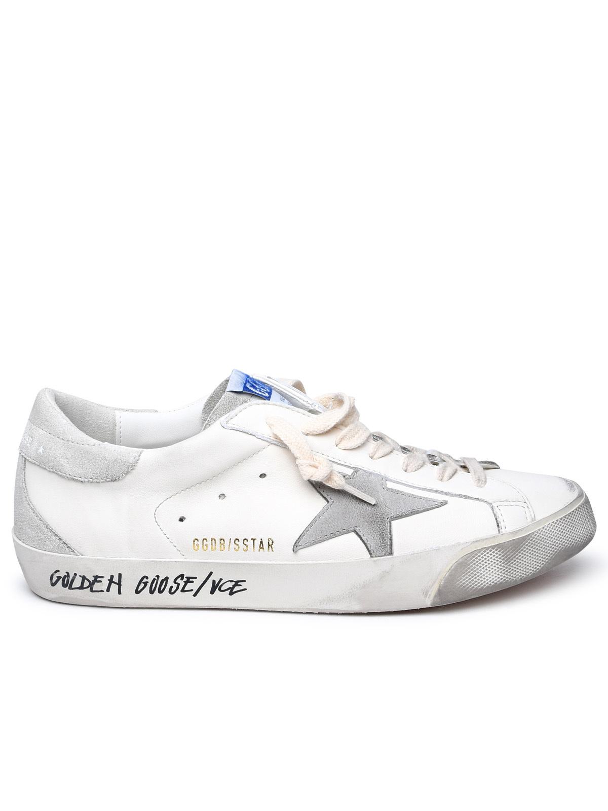 Golden Goose White Leather Sneakers Men