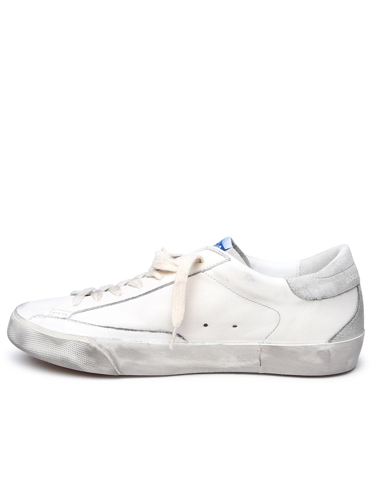 Golden Goose White Leather Sneakers Men