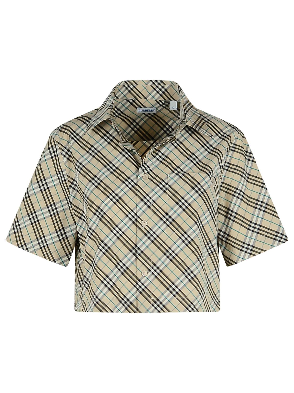 Burberry Cream Cotton Shirt Women