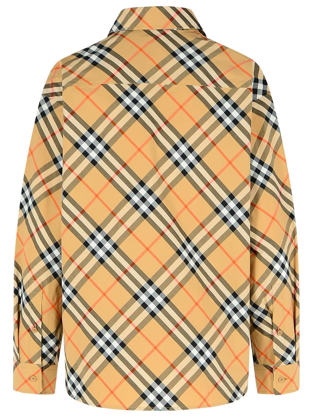 Burberry 'Check' Beige Cotton Shirt Women