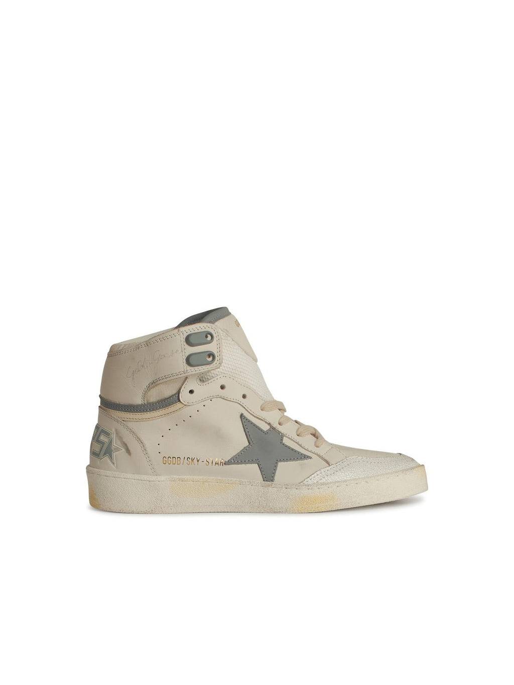 Golden Goose 'Sky Star' White Leather Sneakers Women