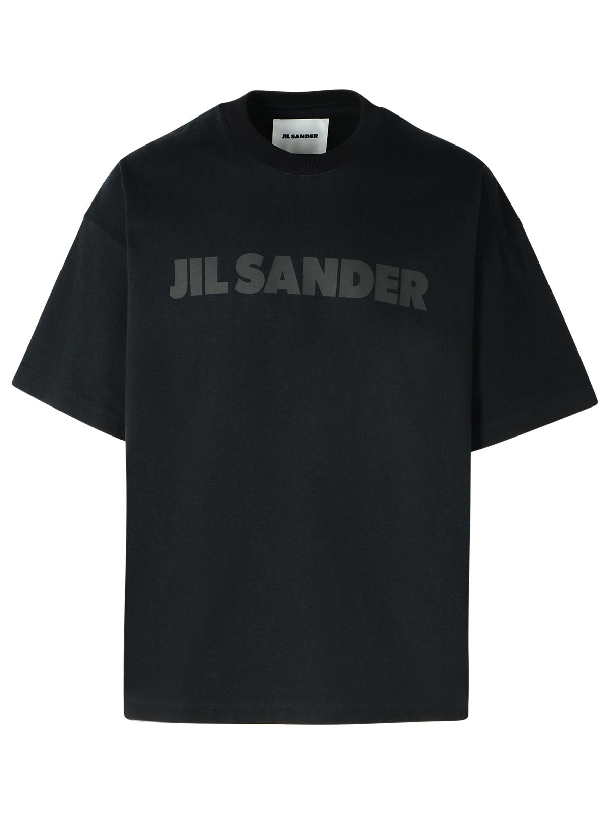 Jil Sander Black Cotton T-Shirt Men