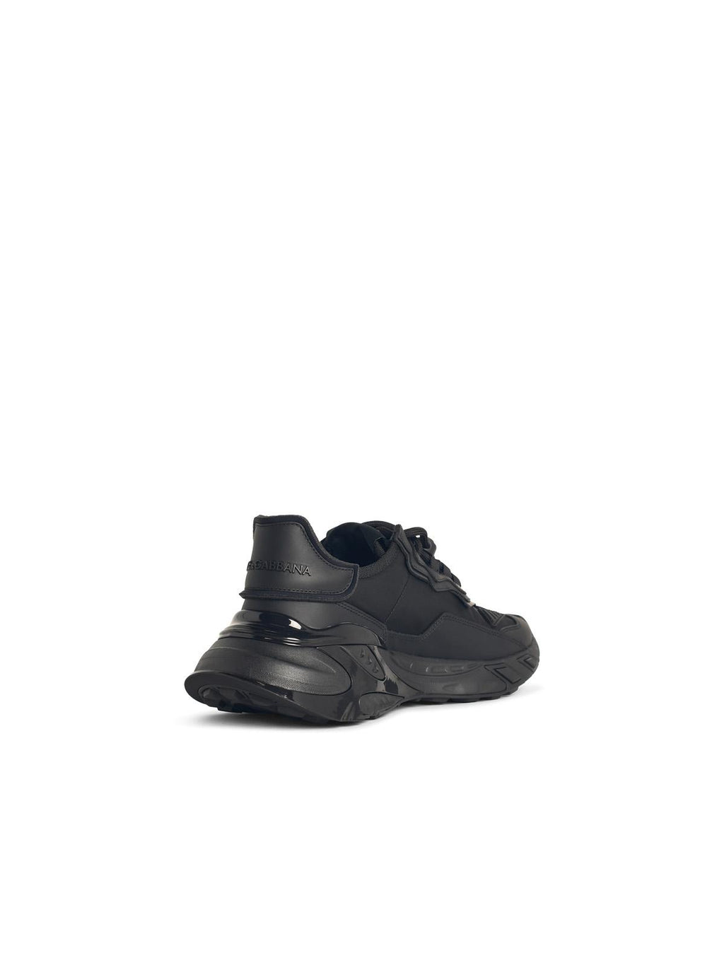 Dolce & Gabbana 'Daymaster' Black Leather Blend Sneakers Men