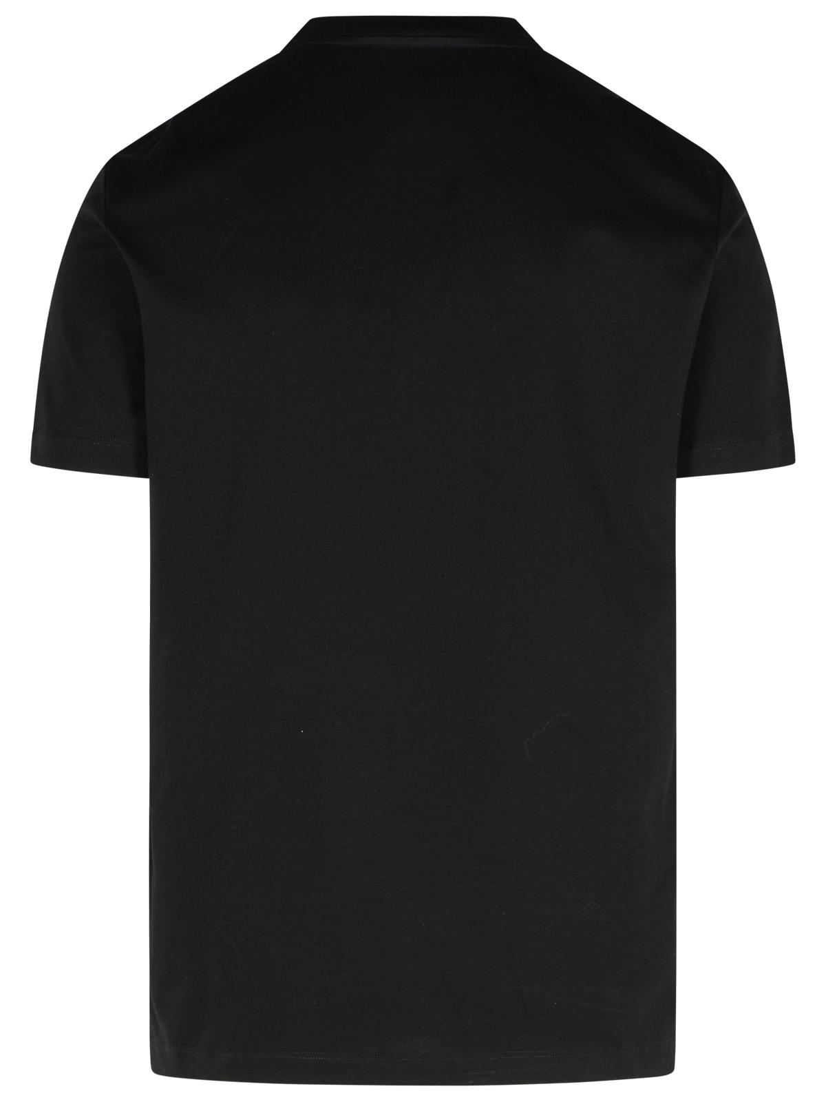 Versace Black Cotton T-Shirt Men