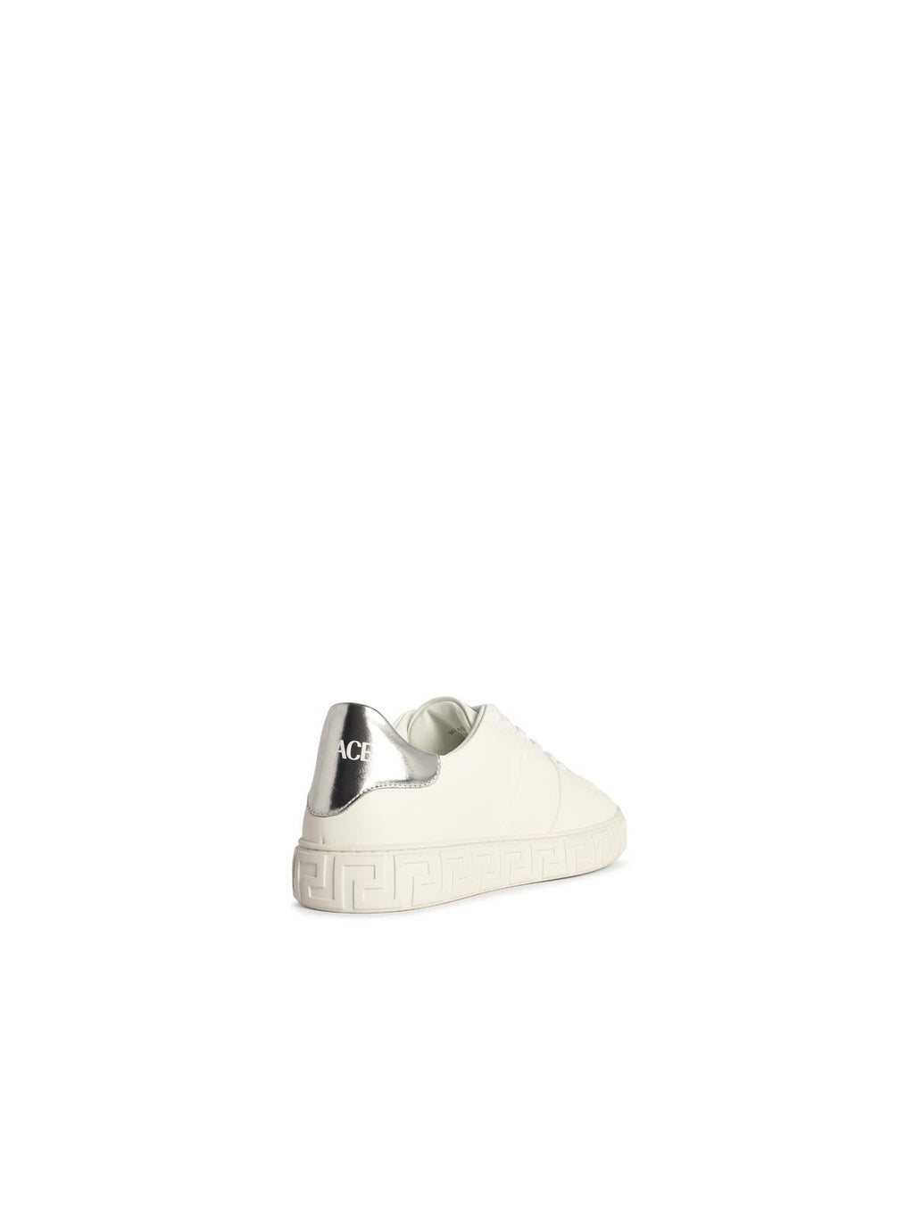 Versace 'Free Bio' White Faux Leather Sneakers Men