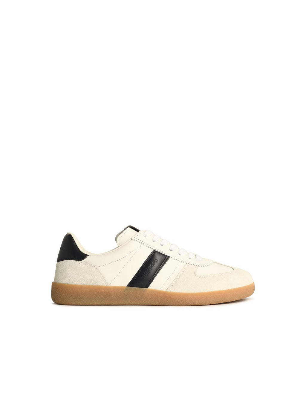 Tom Ford 'Archer' White Suede Sneakers Men
