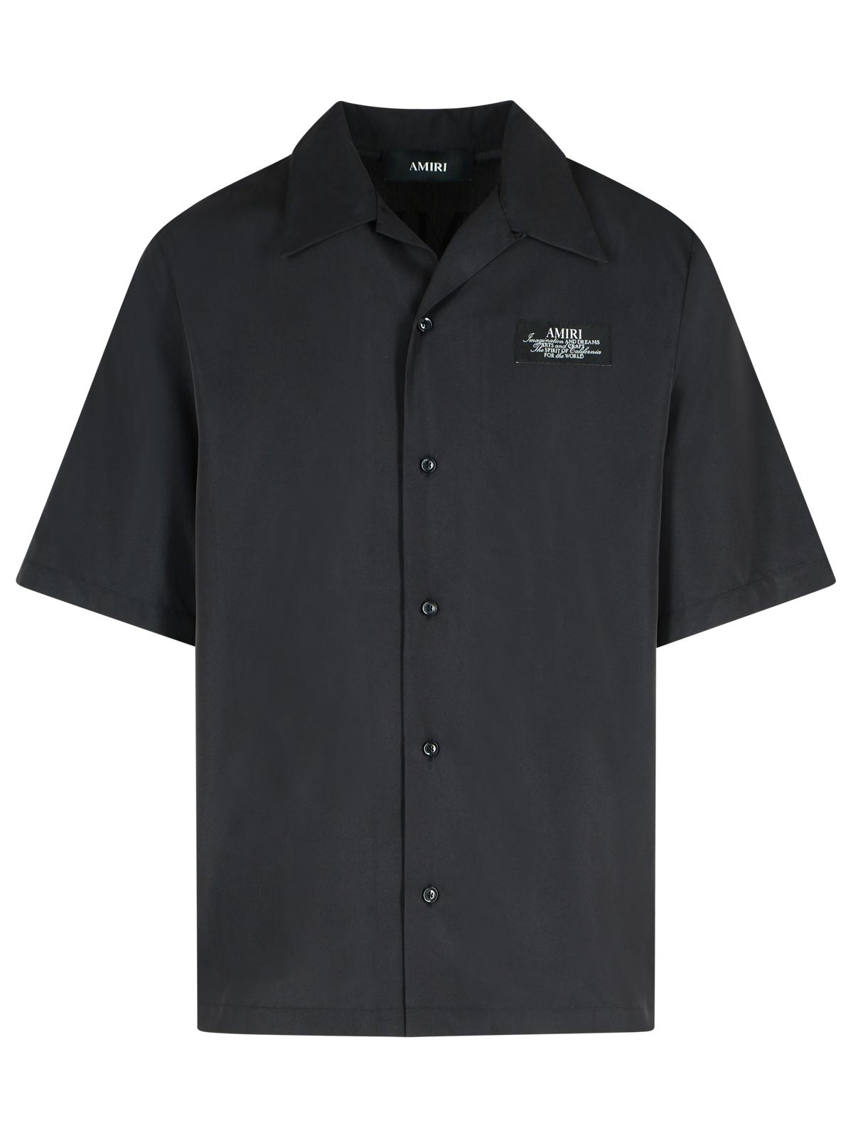 Amiri 'Spirit' Black Modal Blend Shirt Men