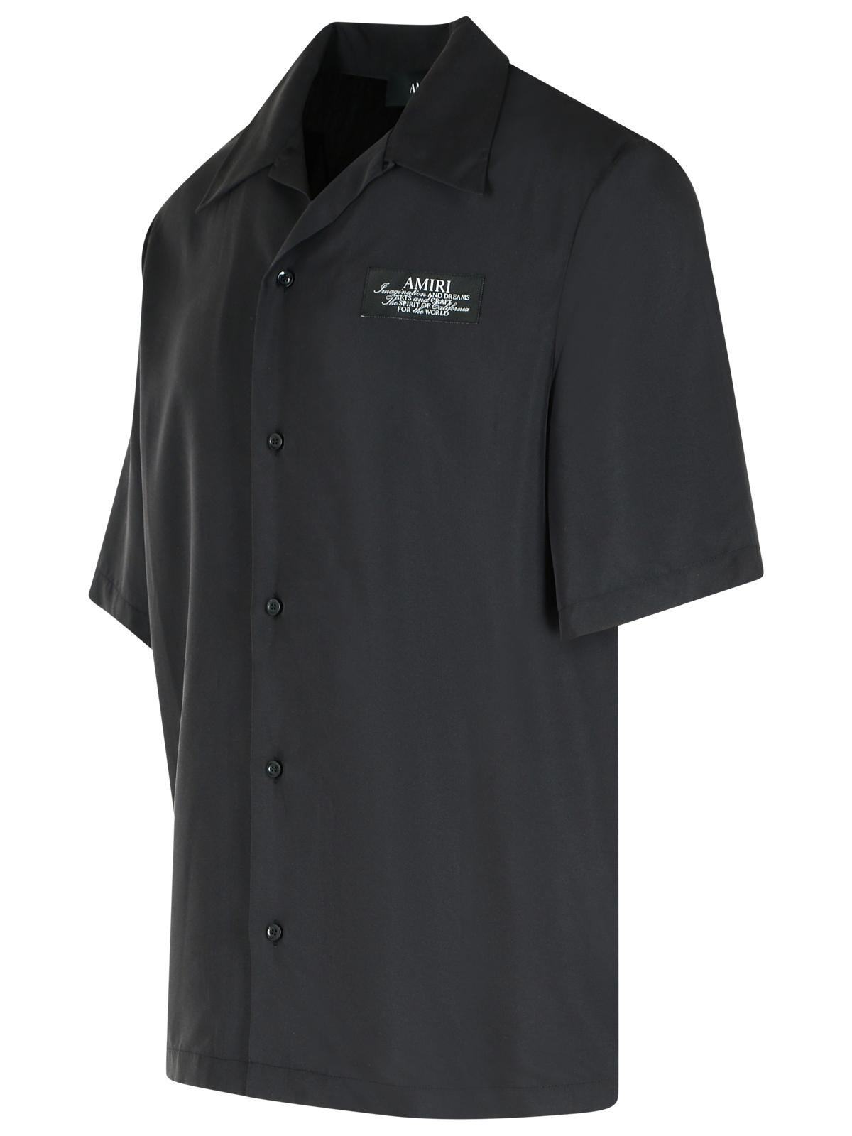 Amiri 'Spirit' Black Modal Blend Shirt Men