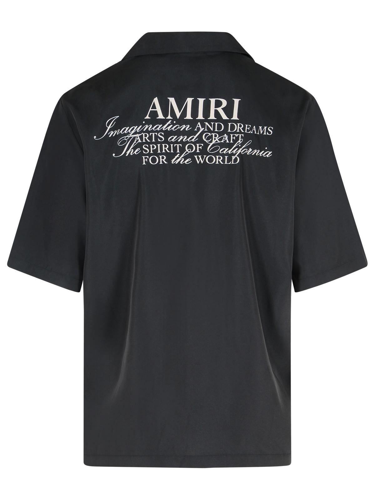 Amiri 'Spirit' Black Modal Blend Shirt Men