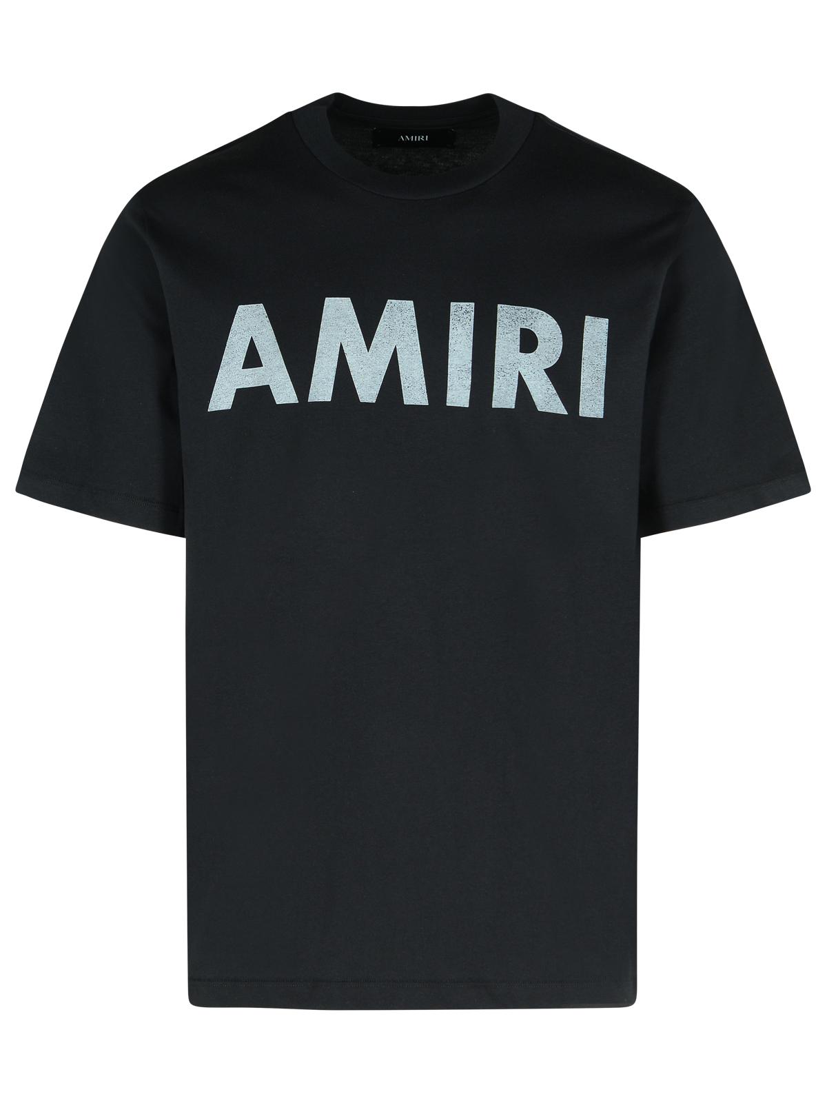 Amiri Black Cotton T-Shirt Men