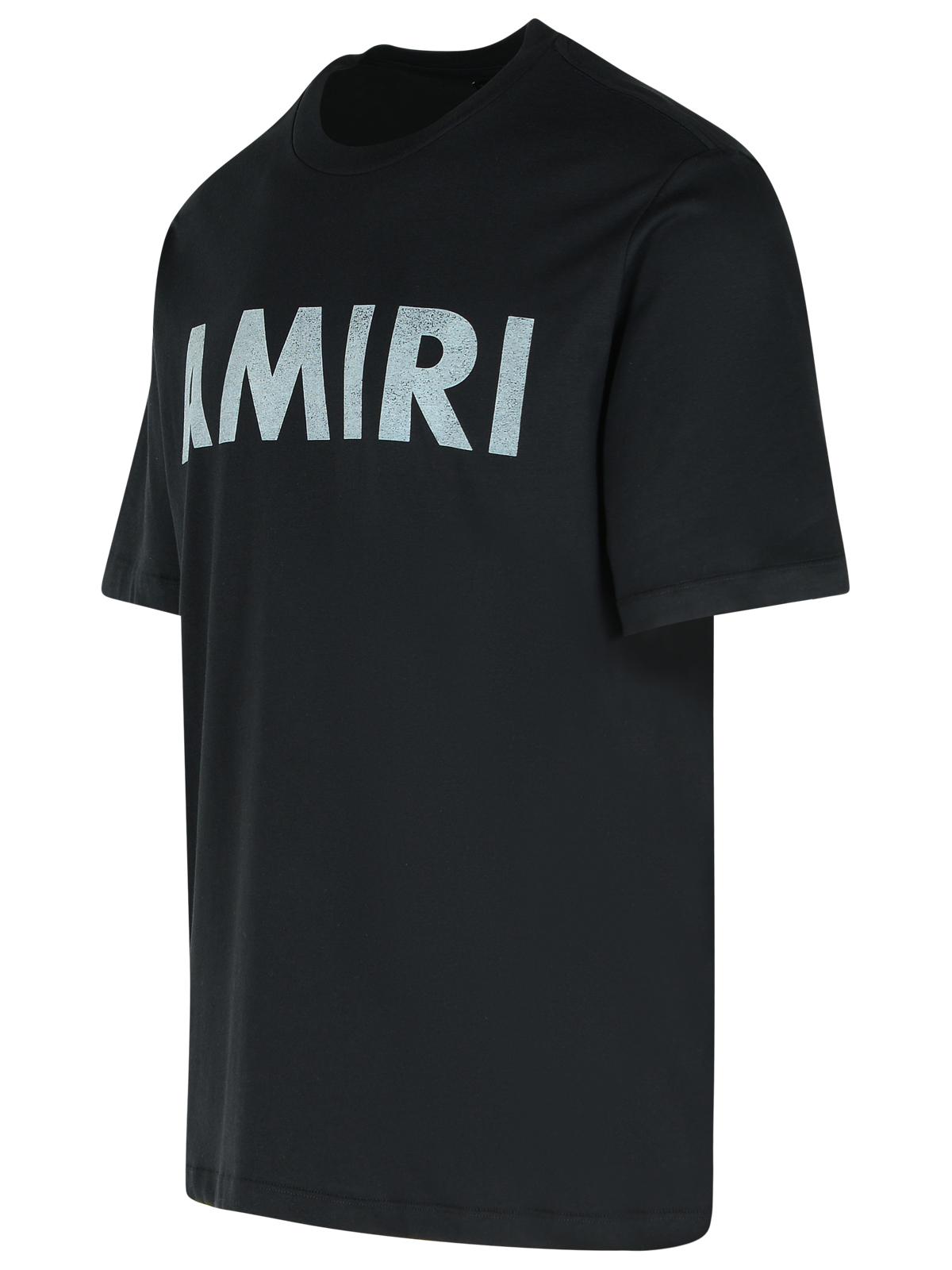 Amiri Black Cotton T-Shirt Men