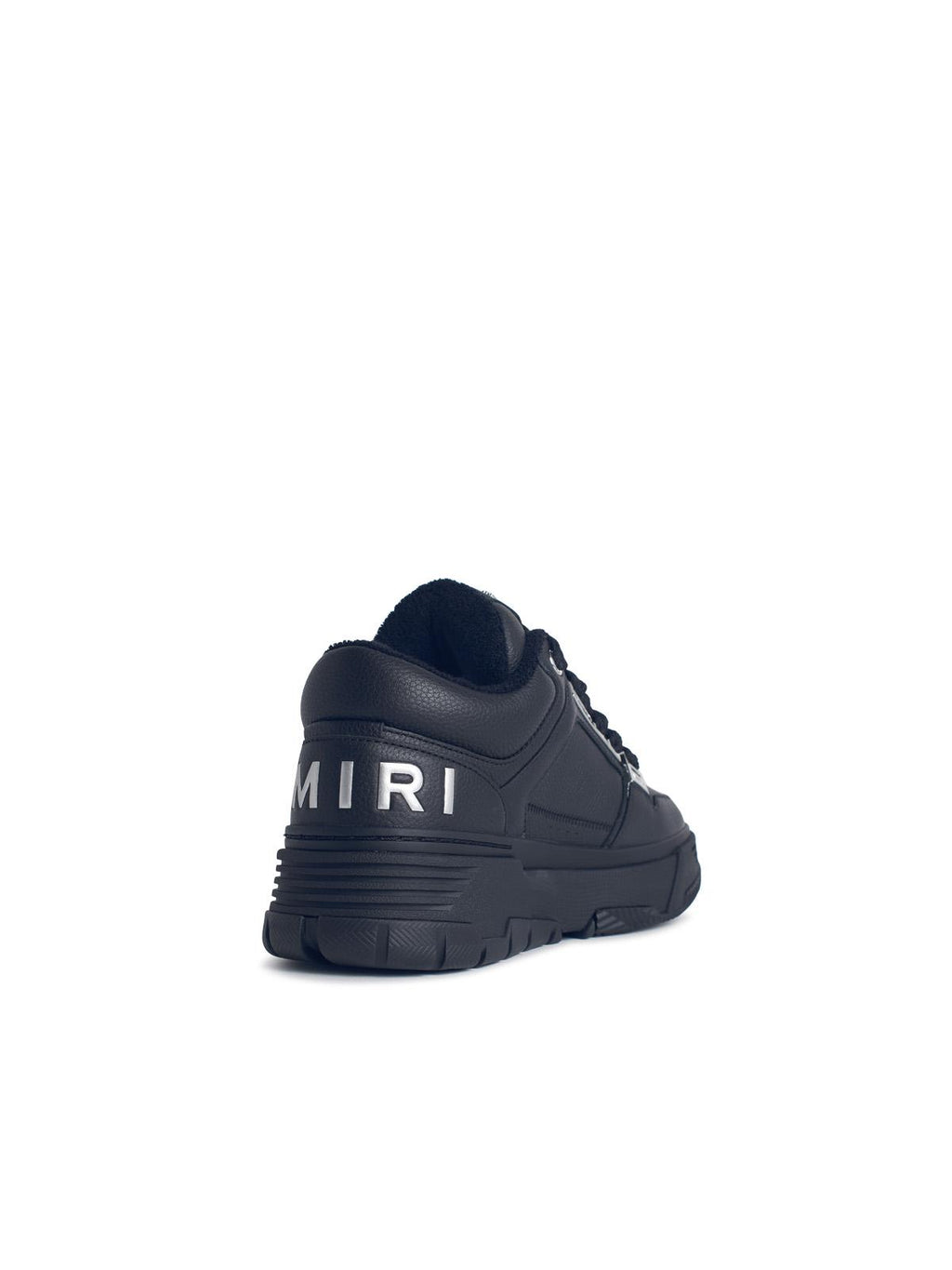 Amiri 'Metallic Ma-1' Black Leather Sneakers Men