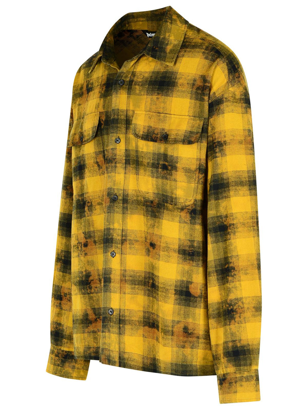 Palm Angels 'Army Green' Cotton Blend Shirt Men