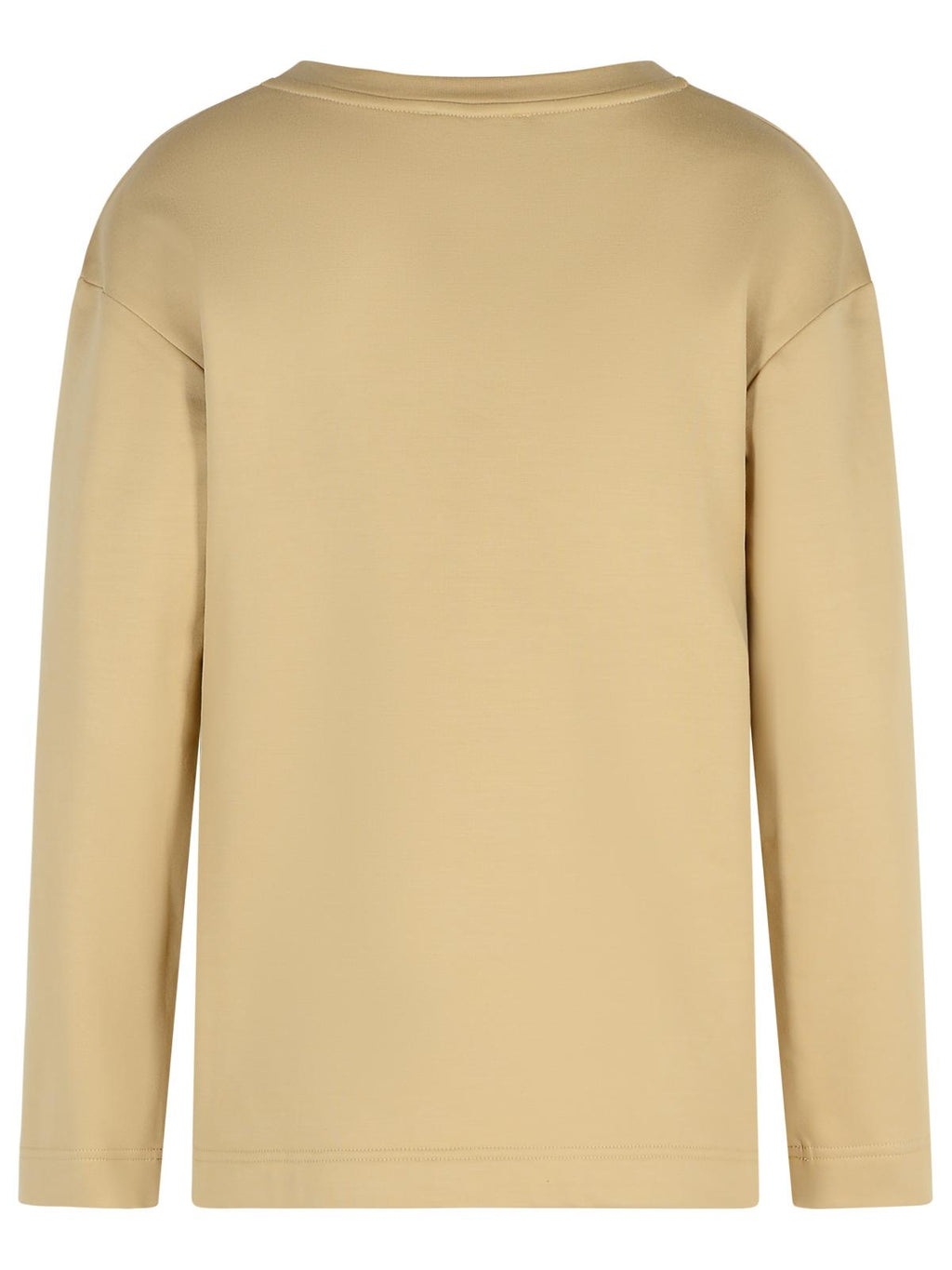 Max Mara 'Berma' Sweatshirt In Silk And Caramel Cotton Women