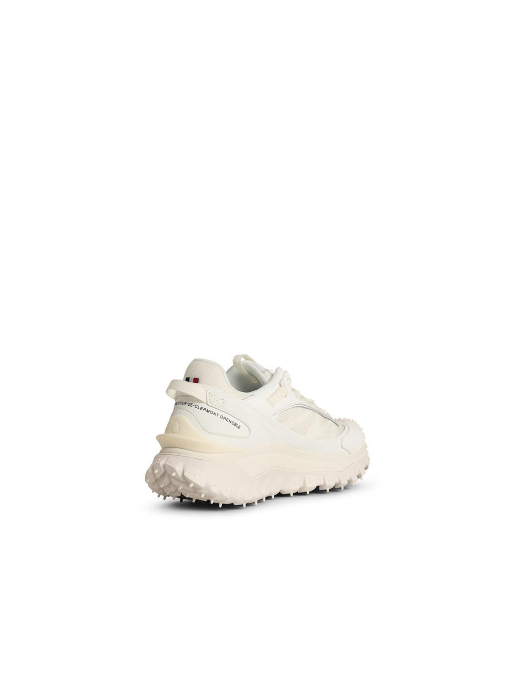 Moncler 'Trailgrip Gtx' White Leather Blend Sneakers Women