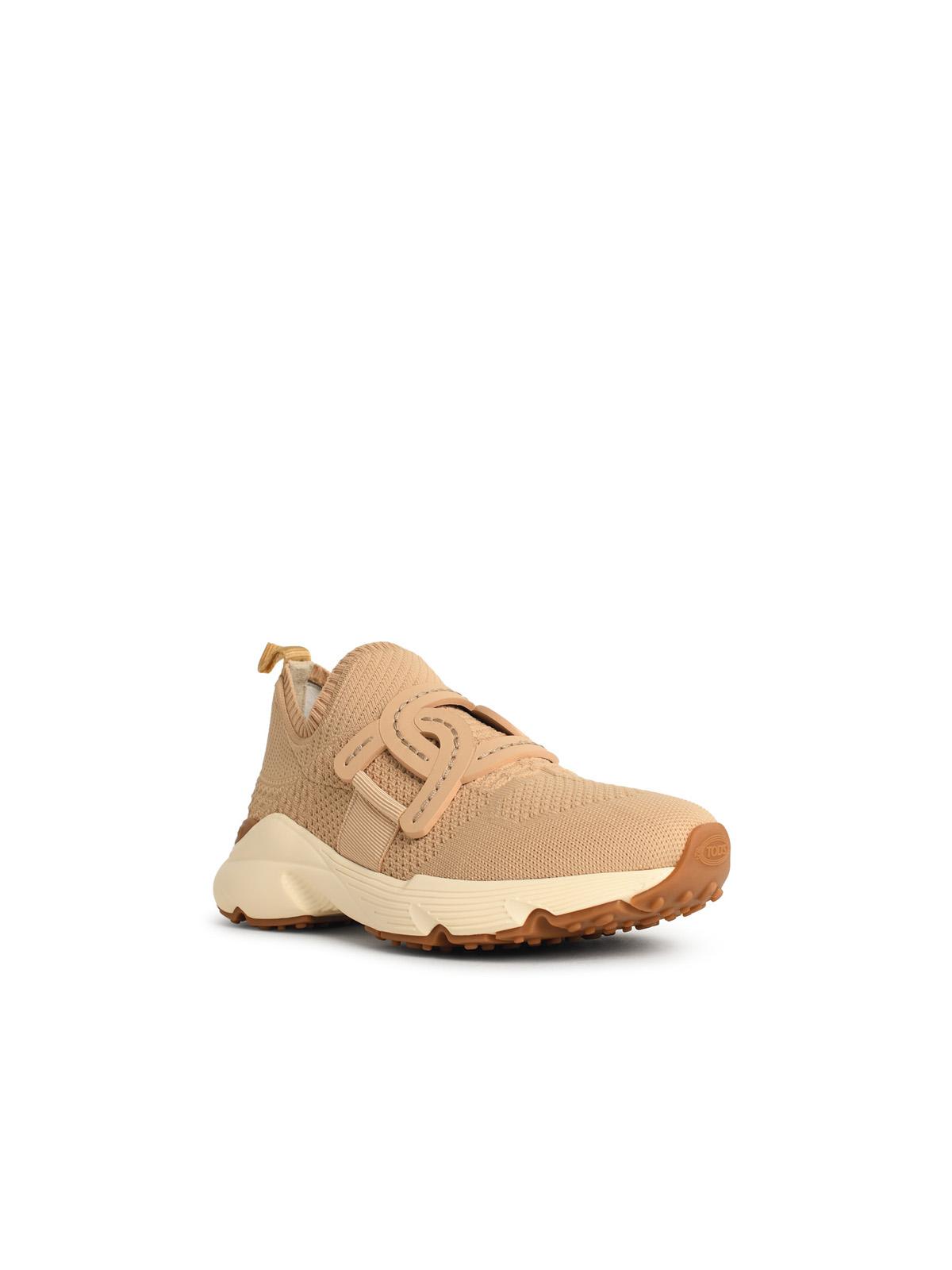 Tod's 'Kate' Sneakers In Beige Technical Fabric Women