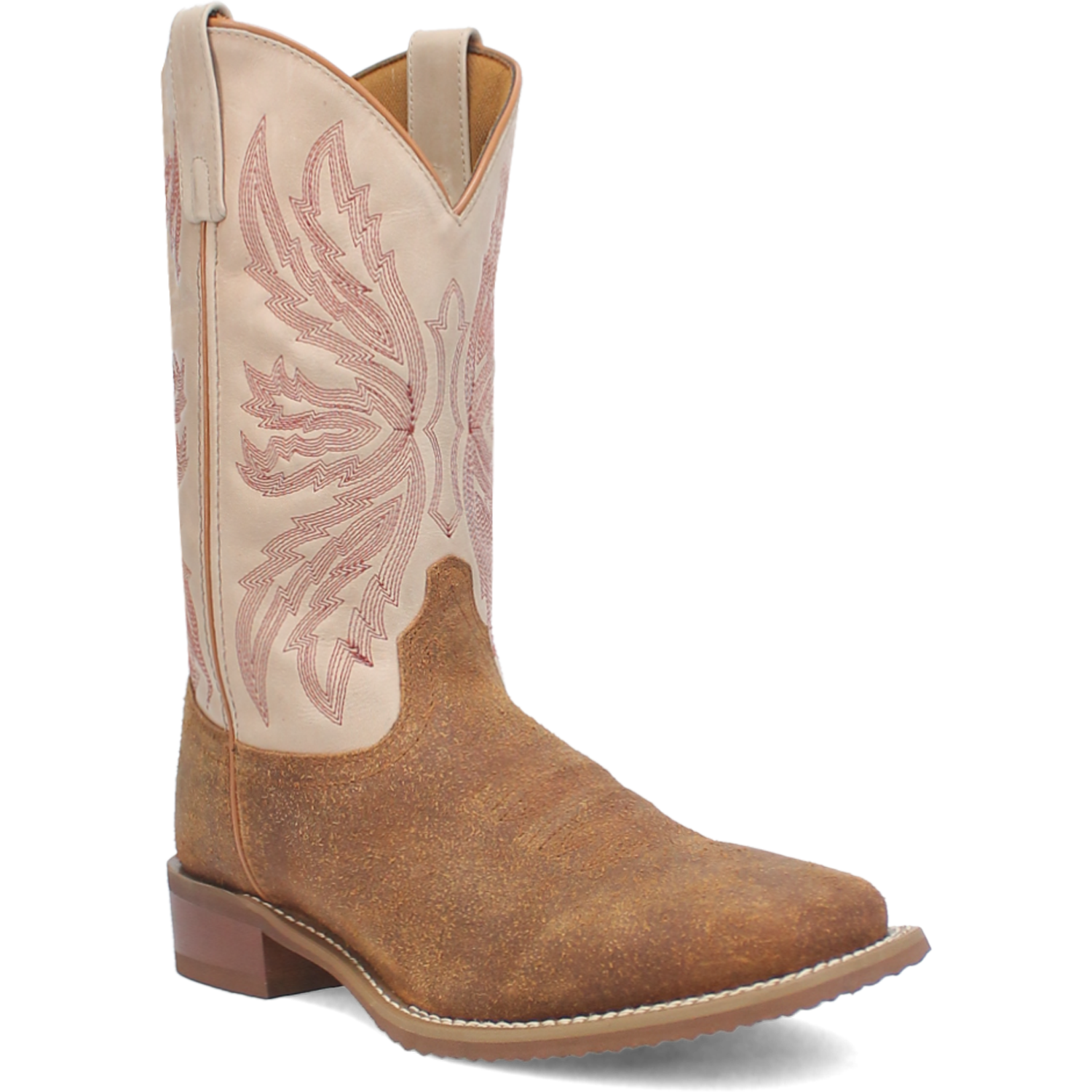 Laredo Chet - Men's Leather Cowboy Boots Bone