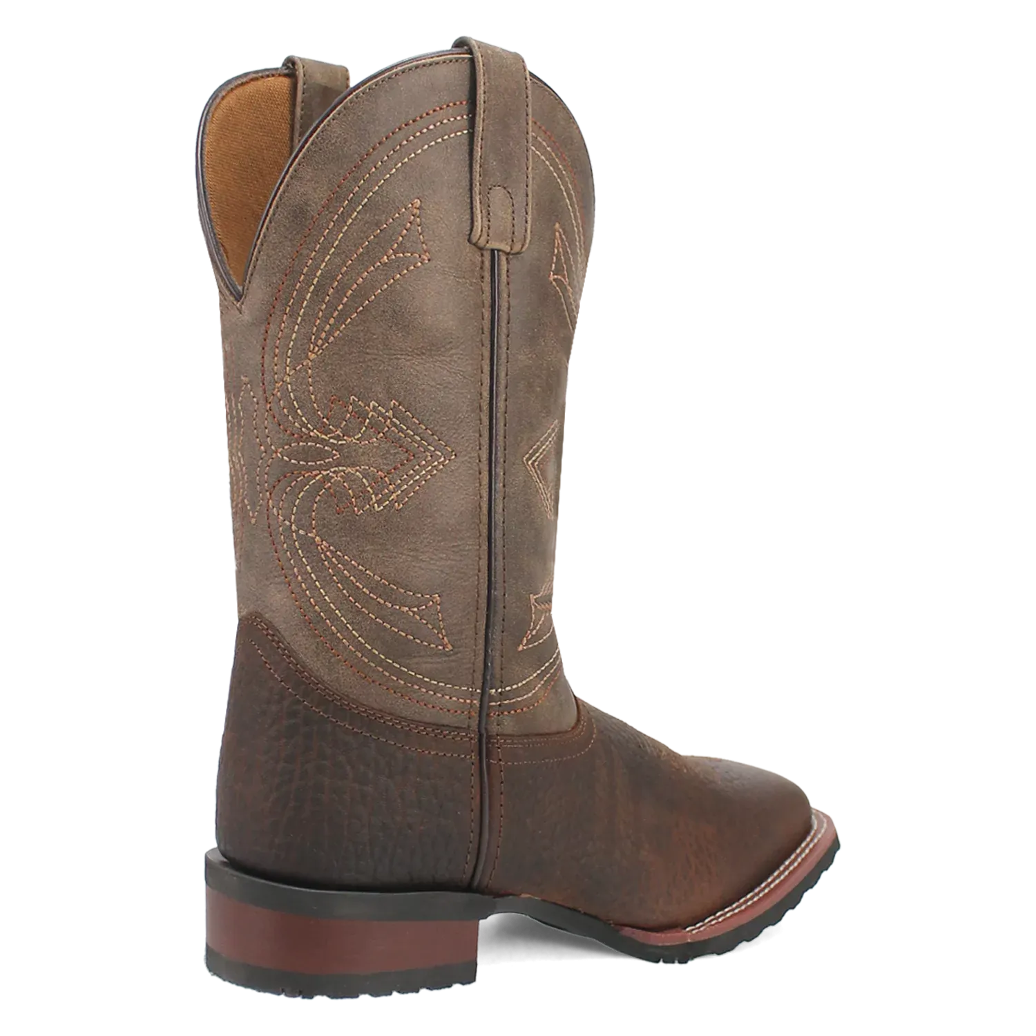 Laredo Elias (Chocolate/Tan) - Men's Leather Cowboy Boots