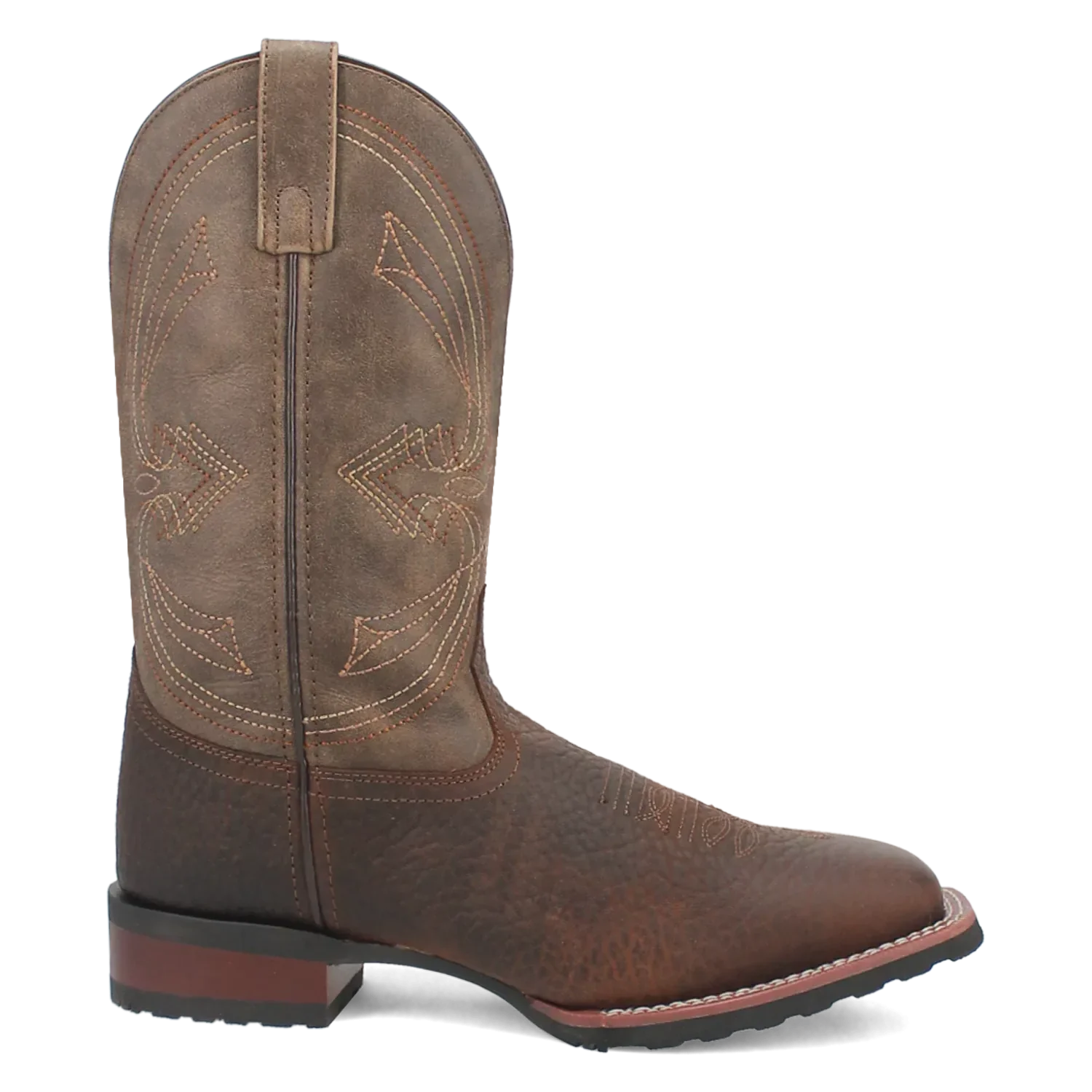Laredo Elias (Chocolate/Tan) - Men's Leather Cowboy Boots