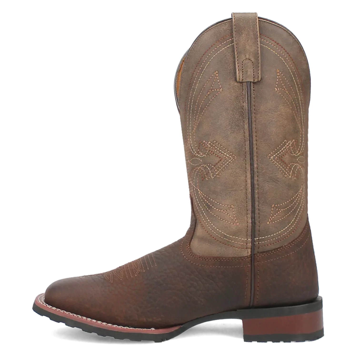 Laredo Elias (Chocolate/Tan) - Men's Leather Cowboy Boots